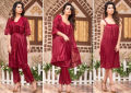 Bridal Nighty Set Silk 3 Pieces For Girls Gown Nighty For Bridal Girls Women Full Hot in Multicolors. 