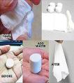 Pack Of 50 - Magic Compressed Towel Tissue - White. 