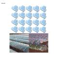 20x Film Netting Greenhouse Film Clamps Greenhouse Covering Accessories Greenhouse Hoops Film Clamps for Garden for Plants Gardening Farming. 