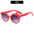 Killer Bzzo 2024 Lovely Cat Eye Children Sunglasses Personality Bowknot Sun Glasses Kids Cute Baby Eyewear Trend Girls Boy Eyeglasses. 