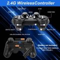 Wireless Retro Game Console With 2 Wireless Controllers W/ 20000+ Retro Arcade 90s Games, 4K HDMI Output, 2.4GHz Controller For TV Plug For Kids Boys. 