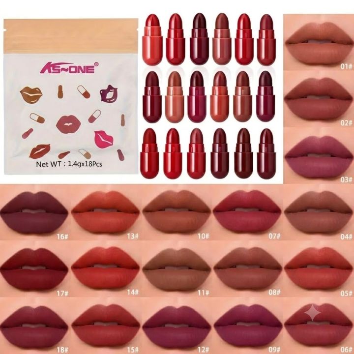 Tijarat%20Online%20Mini%20lipstick%20Matte%20Lipstick%20Capsule%20(Pack%20of%209/12/18)%20-%20Image%203