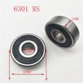 Deep groove ball bearing 6301-2RS, 12x37x12 mm, 2 pcs., 6301. 