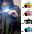 Retro Punk Flash Camera Pendant Necklace/Glow Sounding Mini Kids Toy Nnecklet. 