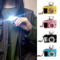 Retro Punk Flash Camera Pendant Necklace/Glow Sounding Mini Kids Toy Nnecklet. 