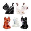 Zoo Animals Series Set Big Size Building Blocks Assemble Accessories Cute Birds Beasts Elephant Tiger Bricks Education Toys Kids. 
