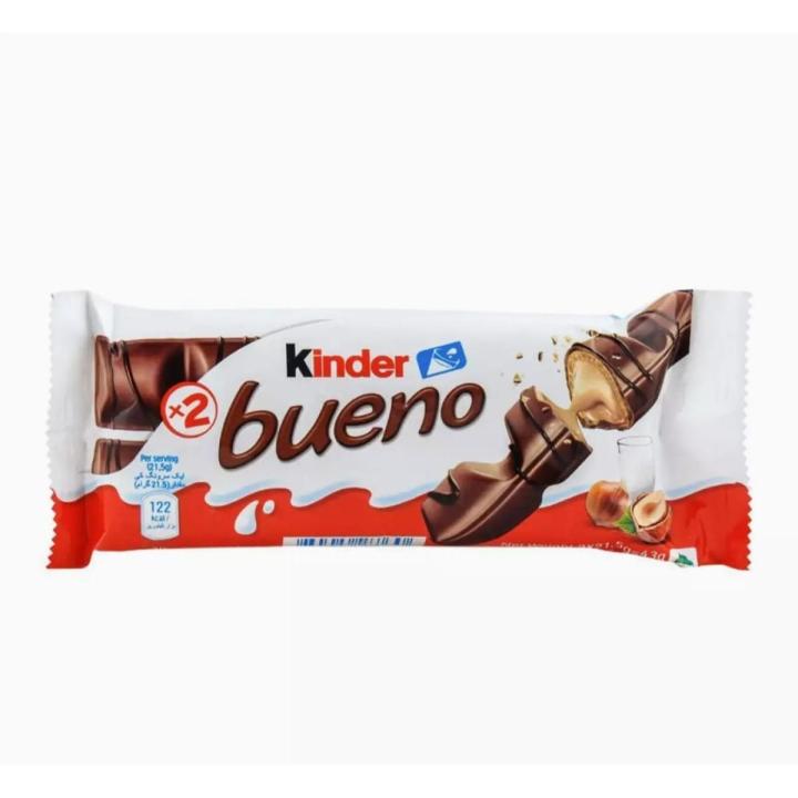 Kinder Bueno Chocolate 43gm ( Pack of 2 )