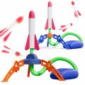 Outdoor Rocket Game Fun Outdoor Stomp Rocket Launcher Game for Kids Air Powered Toy for Boys Girls Perfect Gift for Toddlers Garden Yard Lawn Playtime Hands-on Rocket Launcher. 