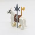 Medieval Castle Knight Equipment Building Blocks Arrow Horse Saddle Spear Crossbow Spartan Warrior Roman Bricks Toy. 