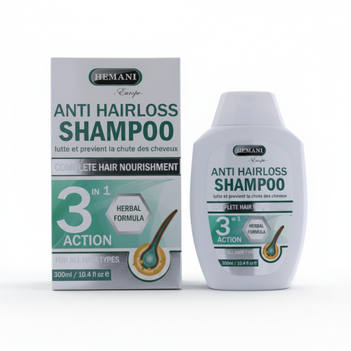 Hemani - Anti Hair Loss 3 In 1 Shampoo 300ml