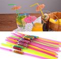 Disposable Umbrella Straws - Party Drinking Straw with Paper Umbrella. 