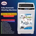 Fully Automatic Washing Machine KE AWM 9200 Classic Black Gray Dumping Door BS (10-Kgs). 