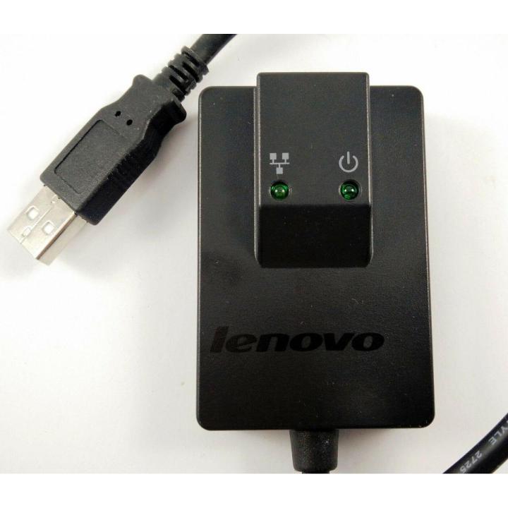 Lenovo K33905 USB Network Adapter Ethernet RJ45 LAN 20cm 43R8812 43R8813,USB 2.0 to 10/100 Network Adapter, USB to RJ45 Lan Wired Adapter for Nintendo Switch, Wii, Wii U, Macbook, Chromebook, Windows 10, 8.1, Ma c OS 10.13, Surface Pro Linux Black