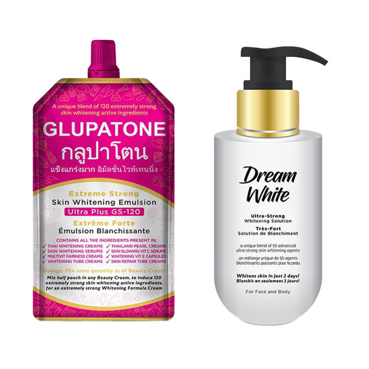 GLUPATONE Extreme Strong Emulsion 50ml With Dream White Solution 100ml