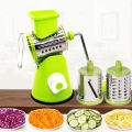 Stainless Steel Manual Vegetable Cutter Slicer Round Slicer Potato Cheese Chopper Blades Multifunctional Kitchen Gadgets Cutting Machine. 