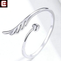 EMPIRON Pack Of 3 Rings Hand Heart - Claddagh Ring , Sterling Silver Claddagh Ring , Silver Heart Ring,  Best Friend , Friendship Rings Set. 