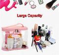 Portable Cosmetic Storage Bag Zip Lock Plastic Bag Cosmetic Makeup Bag Cosmetic Toiletry Organizer Pouch. 