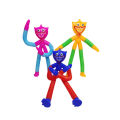 Huggy Wuggy Toys Poppy Playtime Toys Pop it Tube With Poppy Scary Toys for Kids Adjustable Arm Legs. 