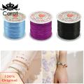 Carat Beaded Elastic Cord Wide Applications Friendship Bracelet Elastic Line Jewelry Making Supplies. 
