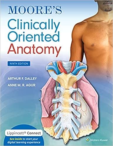 Moore’s Clinically Oriented Anatomy 9th Edition KLM Anatomy colour Book