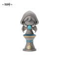 Genshin Impact Anime Figure Battlefield Heroes Zhongli Liyue Keqing Qiqi Chongyun Collectible Model Kawaii Doll Toys Gifts Kids. 