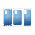 Samsung Galaxy S21 5G Back Sheet Jelly Film Anti-stain Wrap Cover Skin lamination (360, Back With Side, Only Back)(GLT-Blue). 