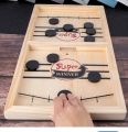 Super Fast Sling Puck Game, Portable Table Hockey Game for Kids and Adults, Tabletop Slingshot Games Toys for Boys and Girls, Desktop Sport Board Game. 
