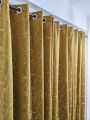 Gold Textured Curtains with Sparkle: Perfect for Living Room or Bedroom Curtains for Living. 