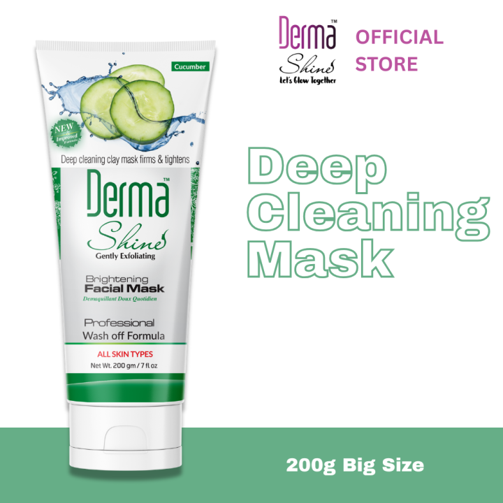 Derma Shine Hydrating Cucumber Facial Mask