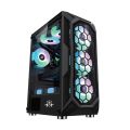 RGB Gaming PC with 4 RGB Fans, H81 Motherboard, Core i5 4th, 16GB RAM, 128GB SSD, 500GB HDD,  Nvidia Geforce GT 740 2GB Graphic Card. 