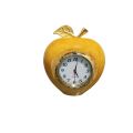 Marble Clock, Apple Clock, Clock, Mini Apple Clock, Marble Decoration Clock.. 