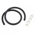 Fuel Petrol Inline Filter Hose Pipe With Clips 7 Inches Universal For 2 Stroke Mini Moto Dirt Bike (Pack of 2). 