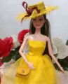 Barbie doll clothes |  Barbie doll wedding clothes | Barbie doll accessories | Barbie dress up | Barbie doll jewelry |wedding dress |Bridal dress | Barbie gown | Barbie party dress |gift for girls  | dress for 11 inch doll. 
