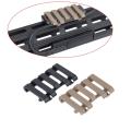 5 Slot Rail Cover With Wire Loom Fix Flashlight Tail Switch for Almost Tail Switch Like M300 M600 PEQ-15 16A etc Quard Rail. 