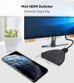 HDMI Switch, GANA 4K HDMI Splitter 3 in 1 Out, 3-Port HDMI Switcher Selector with Pigtail HDMI Cable,Supports Full HD 4K 1080P 3D Player, HDMI Hub Compatible with Fire Stick,HDTV,PS4 Game Consoles,PC. 