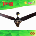 Khurshid Fan AC DC Icon Black Fancy Ceiling Fan - Inverter Hybrid with Remote Control Copper Winding - 56 Inches Blade Size. 