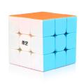 Qiyi Warrior S Rubiks Cube 3x3- Stickerless Magic Speed Cube 3x3x3 Puzzle | Brain sharpener | Brain Teaser | Speed rubiks cube. 