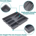 Drawer Kitchen Drawer Organizer Silverware Holder Storage Rack Organizer Box Utensil Organizer Cutlery Organizer Tray Plastic Flatware Organizers. 