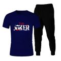 The Joker Tracksuit Printed T Shirt And Trouser Cotton Half Sleeves Black Tees Summer Collection Top Quality For Men. 