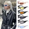 Moon Designed Rectangular Sunglasses Unisex Outdoor Cycling Goggles Hip Pop Punk Y2K Sun Glasses UV400 Oculos Lunette De Soleil. 