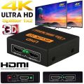 HDMI Splitter 1 in 2 Out 4K HDMI Video Splitter 1X2 Adapter HDMI Converter for TV BOX EU Plug HDMI Splitter 2 Port 2K 4K / HDMI Switch 2 Port ( 1 Input and 2 Same Screen Output ). 