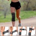 Elastic Knee Wrap Pressurized Extra-Long Compression Bandages for Men and Women to Support Legs, Stable ligaments, Plantar Fasciitis, Joint Pain, Strain, Squatting, Running, Tennis, Basketball,Football (Pack of 2). 