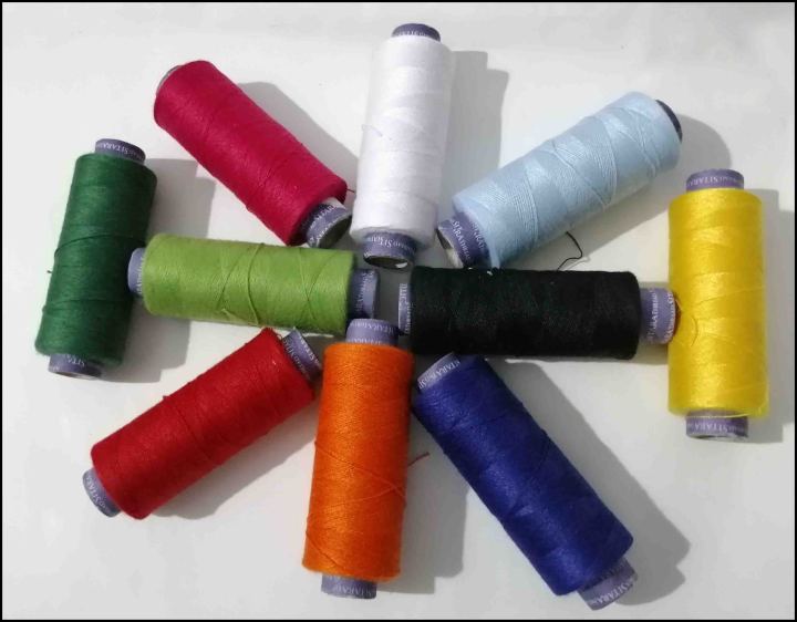 10%20x%20polyester%20Basic%20Colours%20Sewing%20thread%20spools%20Finest%20Quality%20-%20Image%204