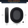 3X Replacement Earpads Cushions for Steelseries Arctis 1/3/5/7/7X/9/9X/Pro Xbox Wireless Headset Isolation Ear Cushions. 