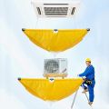 Ceiling Type Air Conditioner Cleaning Cover - Cassette Type Air Conditioner Cleaning Protector Cover - Waterproof Dustproof Cover Bag with Drain Outlet. 
