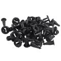 25 Pcs Plastic Push in Car Bumper Fender Door Rivets Clip 10mm Hole. 