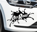 Art Design Off Road Carbon Sticker Funny Sticker On Car Stickers And Decals Rear Window Vinyl Car Styling. 
