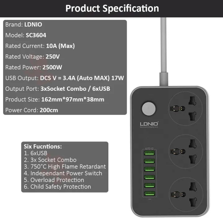 Original%20LDNIO%20Power%20Extension%20Board%20with%20USB%20Port,3%20Way%20High%20Quality%20Electric%20Extension%20Lead%20Universal%20International%20Socket%20&%20Smart%206%20USB%20Charging%20Ports%203.4AFast%20Charging%20Station%2010A%202500W%20With%20Built-In%20Power%20Switch,%20-%20Image%204