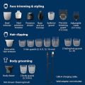 Philips Norelco Multigroom Series 9000-21 piece Men's Grooming Kit for beard, body, face, nose, ear hair trimmer w/premium storage case, MG9510/60. 
