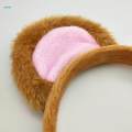 Animal Headbands Tail Bow Hairband Adults Kids Plush Monkey Costume Photo Props, Dress up Cartoon for Performance Stage Shows Halloween Party. 